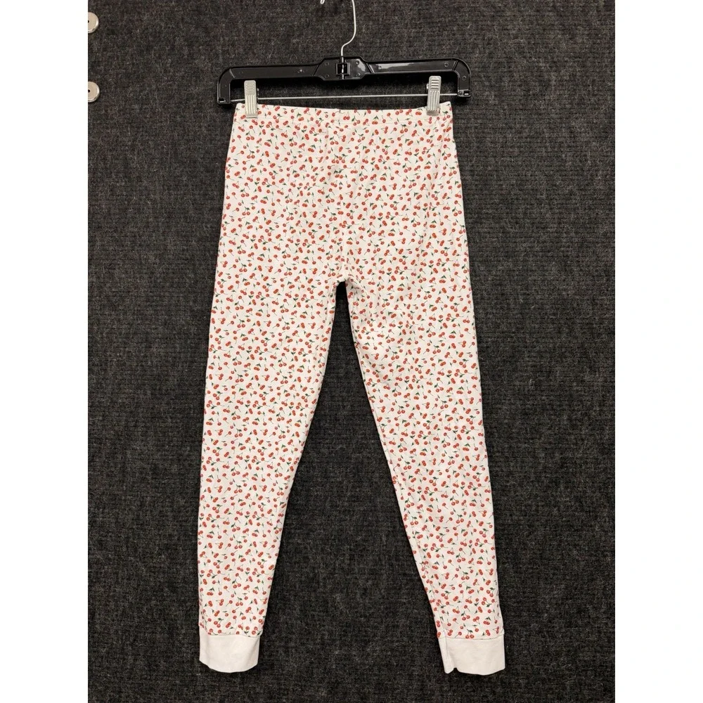 Petite Plume Snug Fit Cherry Pajama Set Size 12 EUC